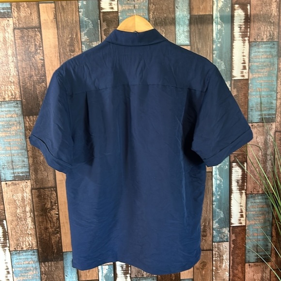 Cubavera small blue button down shirt - Picture 11 of 13